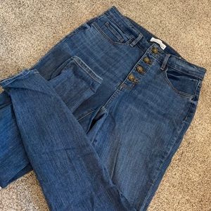 LOFT {Curvy high waist skinny}